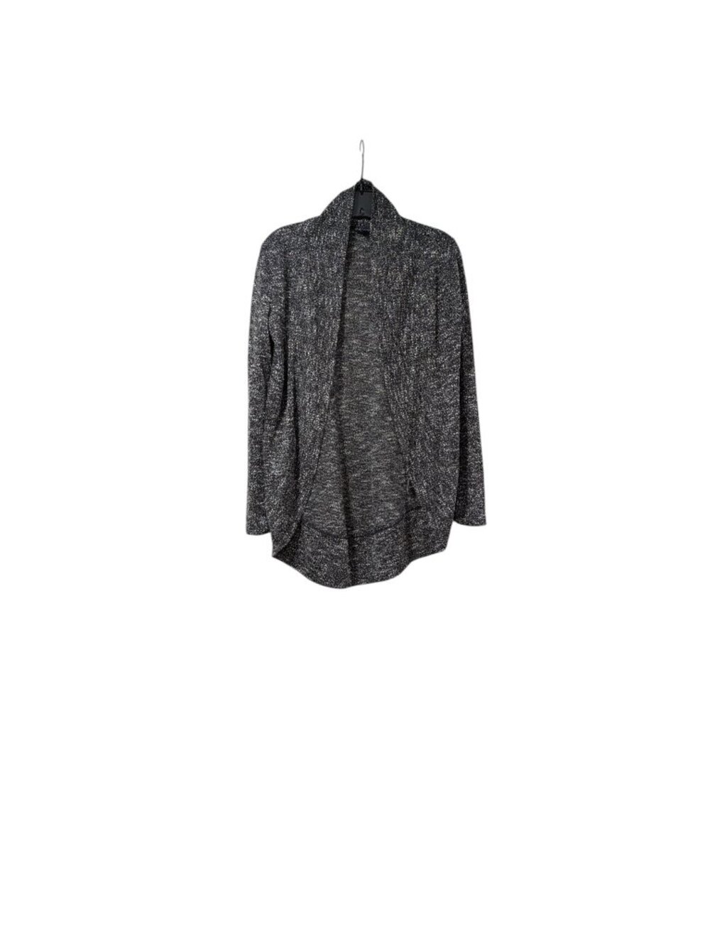 Aeropostale Charcoal Gray Marled Knit Open-Front Cardigan Sweater Minimalist XS